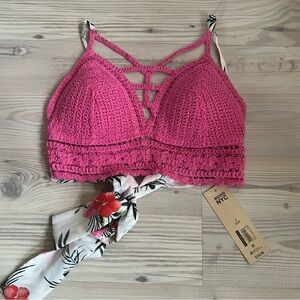 NWT crocheted crop top